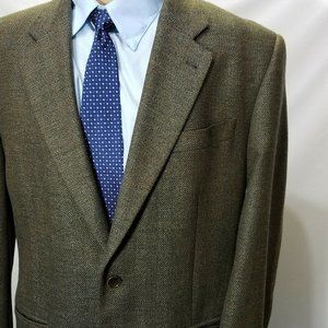 MONDO DI MARCO MEN'S 44R SPORT COAT GRAY BROWN HERRINGBONE S-143